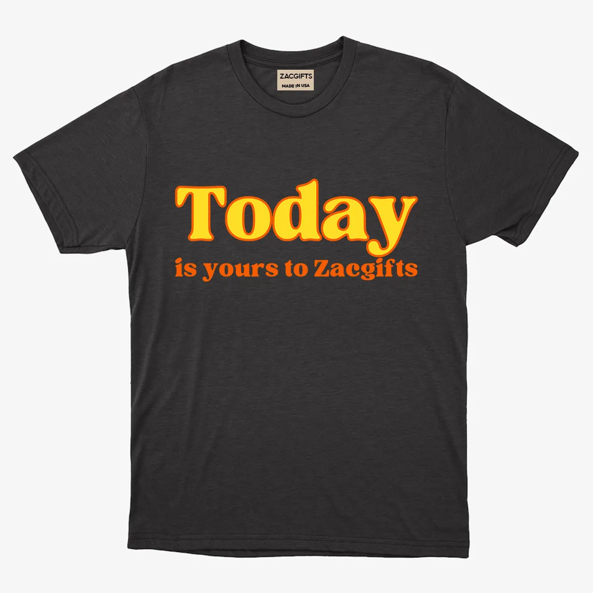 Today Zacgifts Tee - Black